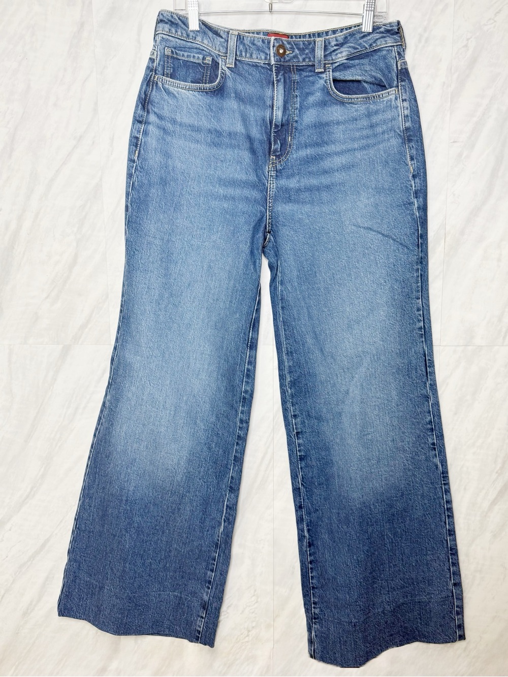 Johnny Was Sassoon High-Rise Wide Leg Jeans 31